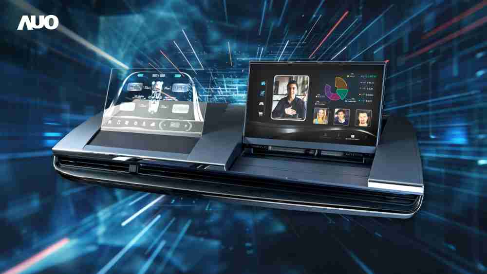 优游UB8Micro LED Display HMI解决方案打造透明Micro LED前座仪表，，呈现信息并保留驾驶视野开阔；亦为副驾驶座乘客打造收放自如的Micro LED屏幕，，，在不影响显示质量的前提于显示区内建镜头，，让用户能与视讯对象直接眼神接触，，，提供绝佳的双向沟通体验