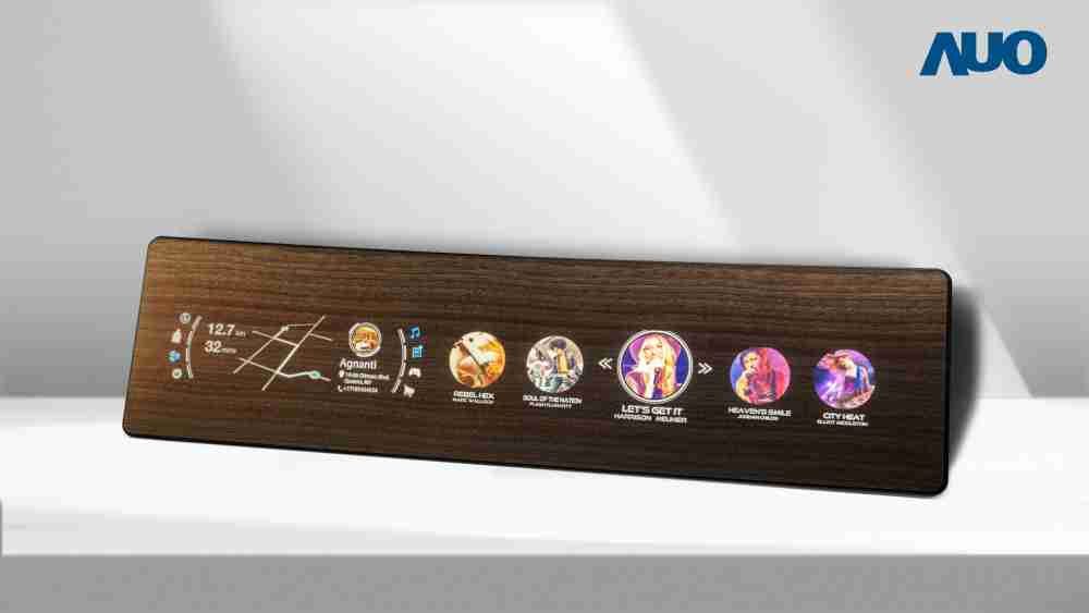 优游UB8研发全球最高穿透度达80%的AmLED木纹显示器，，，，可于使用时呈现高亮度、、清晰可见的信息，，，并在不使用时回归为单纯的饰板，，，，节能兼具美观