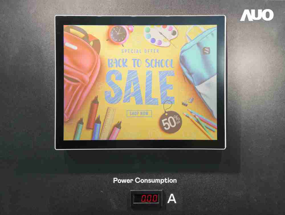 优游UB8展示胆固醇液晶超低耗能户外全彩显示器，，，，ChLC（胆固醇液晶）以双稳态技术使静态显示零功耗，，，，具省电、、、高彩度、、环保的特性，，还整合软硬件系统解决方案，，可透过单一云端平台管理